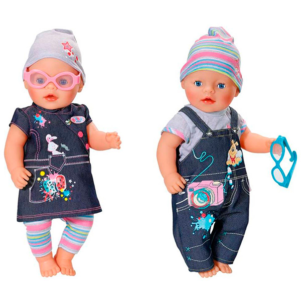 Одежда Джинсовая для кукол из серии Baby born  